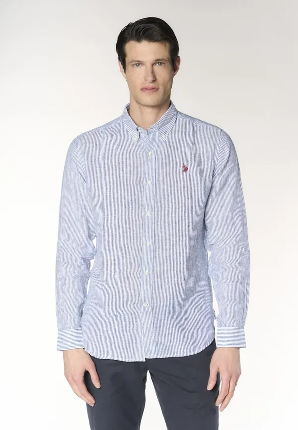 Рубашка с принтом в полоску Shirt U.S. Polo Assn., мультиколорe