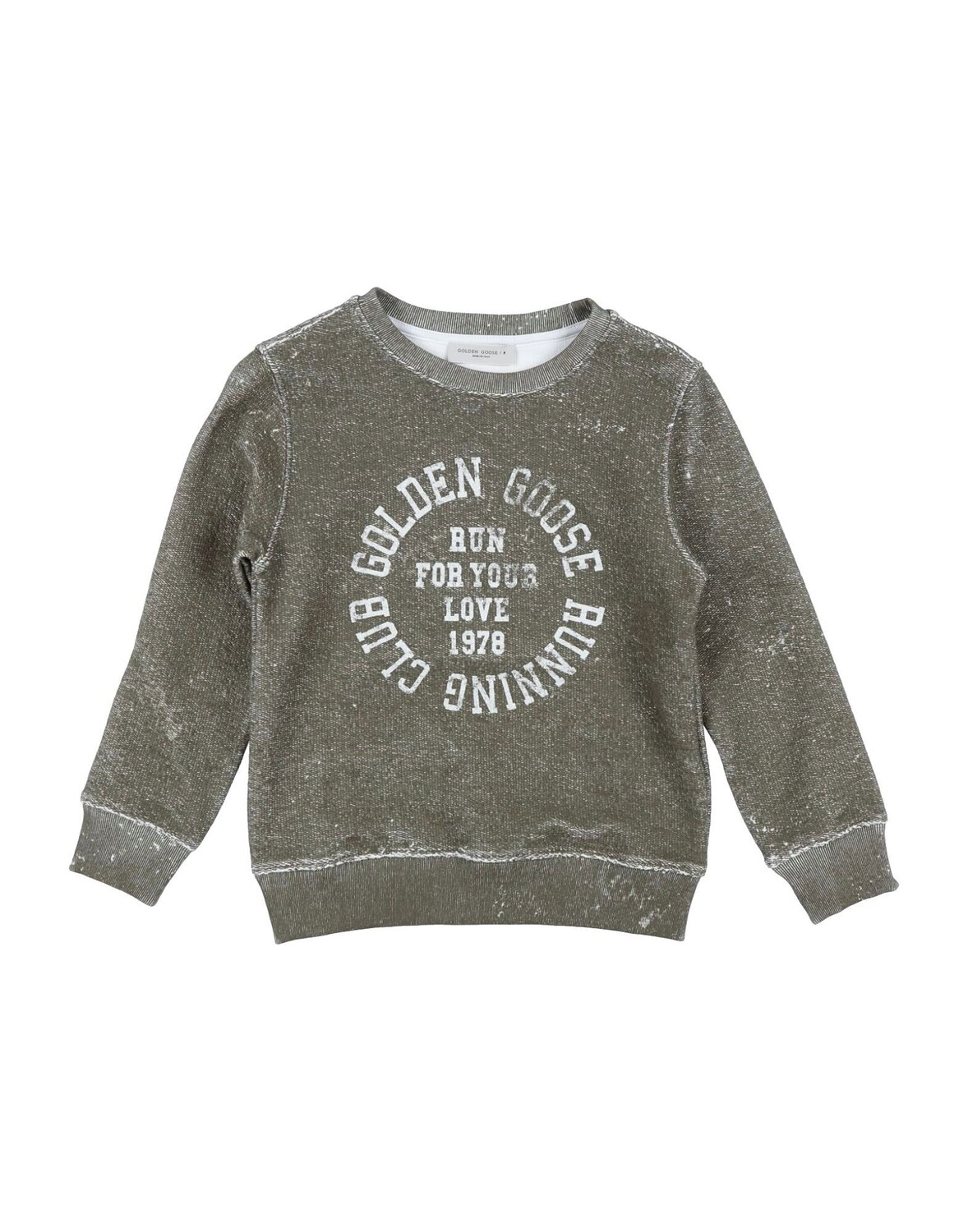 Толстовка Golden Goose, зеленый (размер 8 127-132 см)
