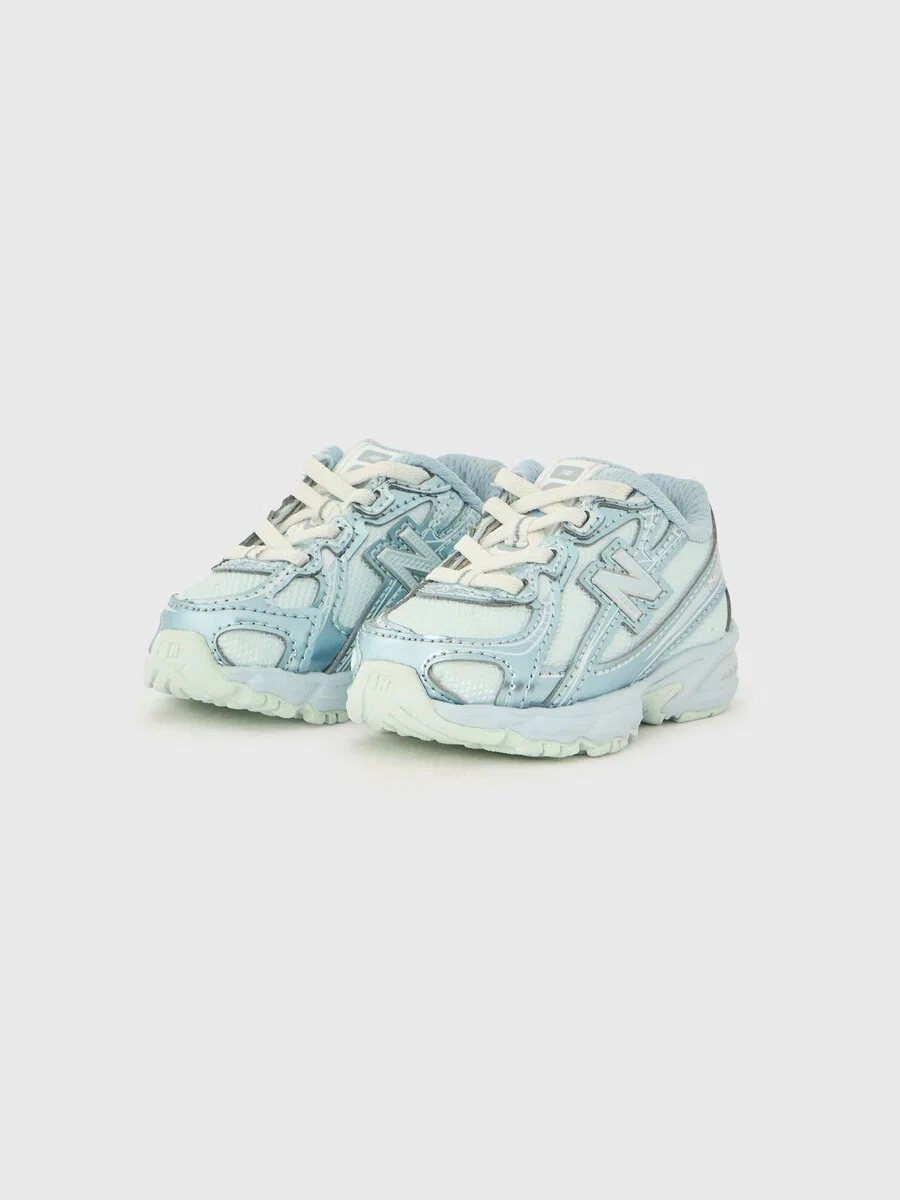 Кроссовки New Balance '740' небесно-голубого и пастельно-голубого цвета — фото 2