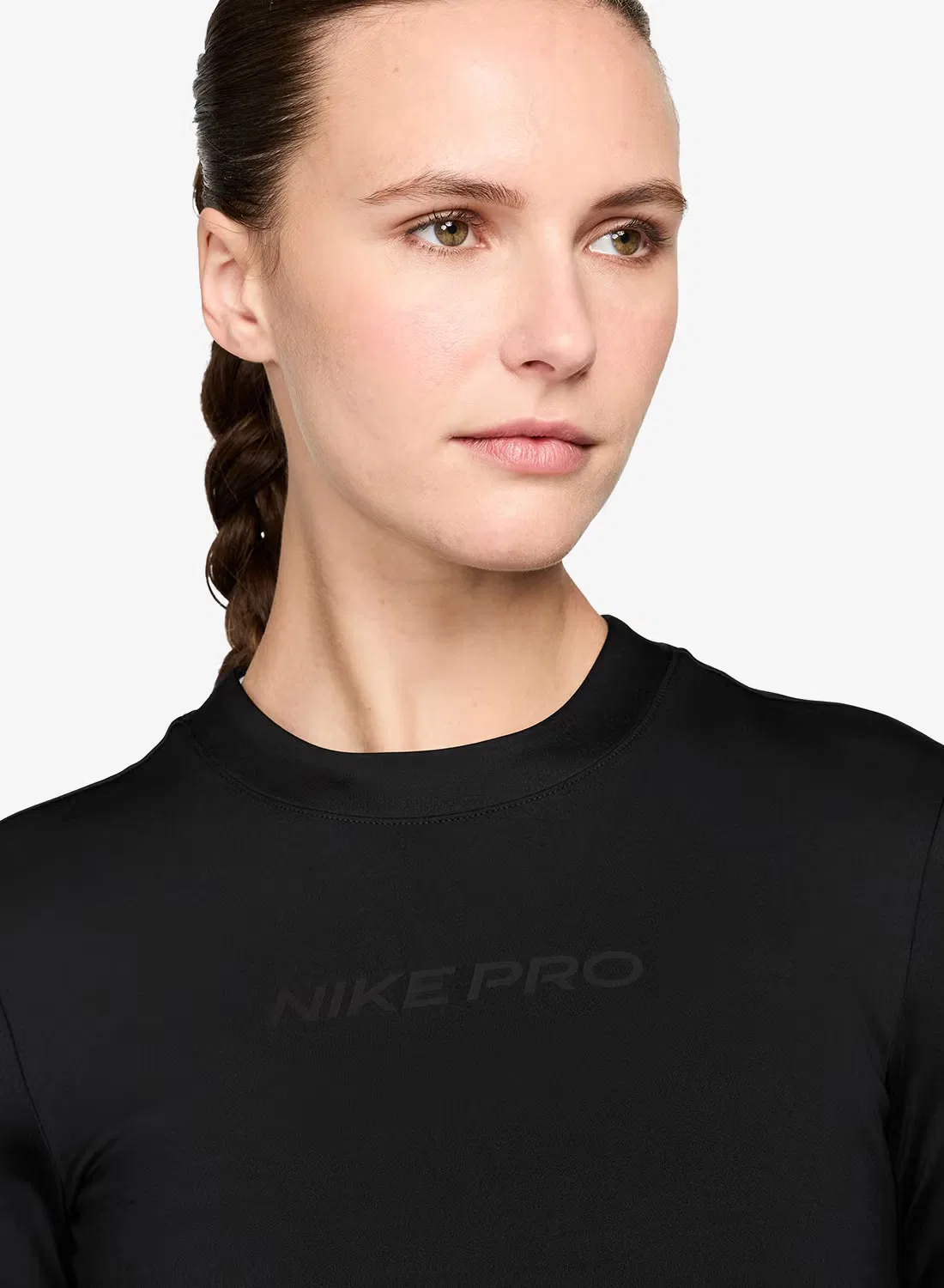 Футболка тренировочная с принтом Nike, черный — фото 3