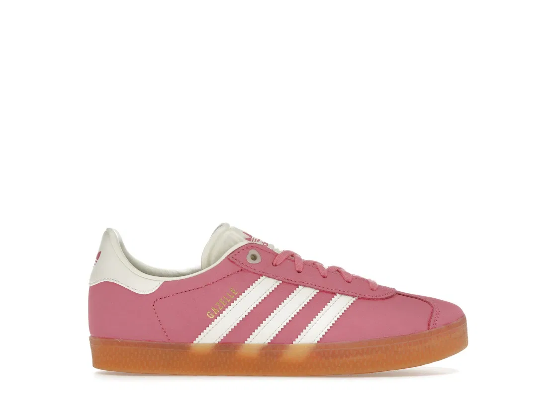 Детские кроссовки с замшевым верхом Adidas Gazelle, Pink Fusion/Ivory