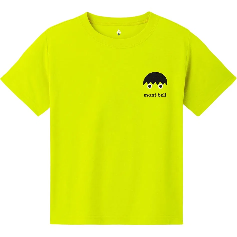 Футболка детская с круглым вырезом MONTBELL, Yellow