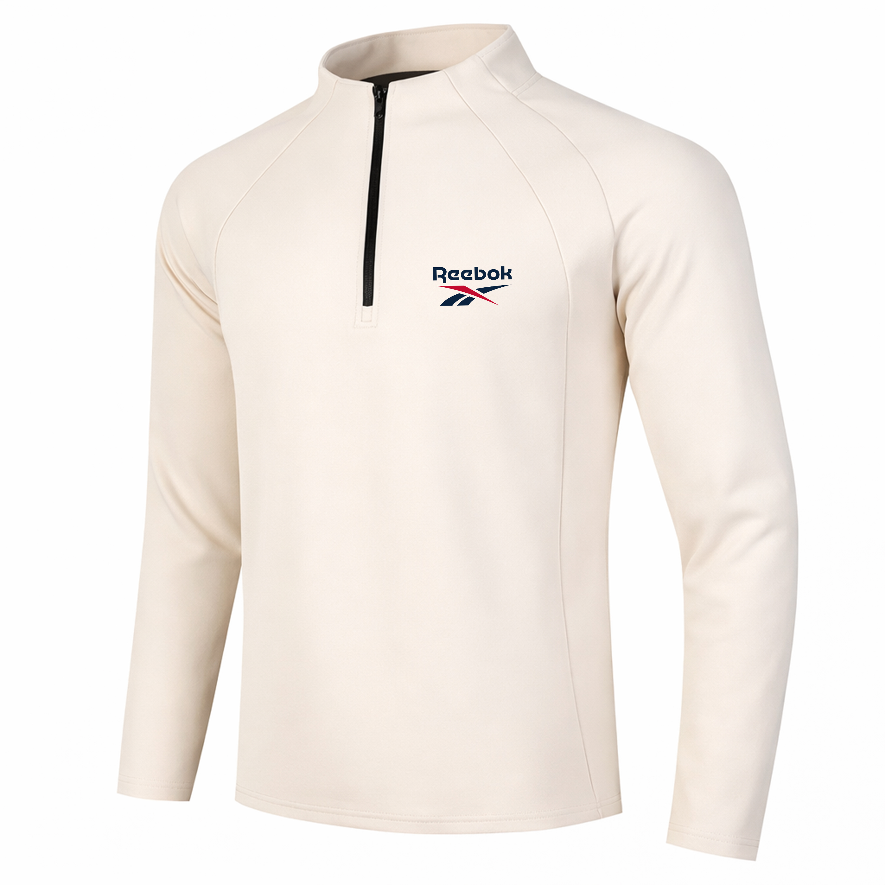 

Футболка Unisex Stand Collar Moderate Reebok, светло-хаки