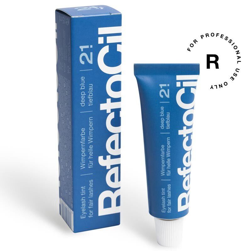 

Хна для бровей и ресниц 2.1 темно-синяя Refectocil Henna Do Brwi I Rzęs - Kolor 2.1 Ciemnoniebieski 15Ml, 15 мл