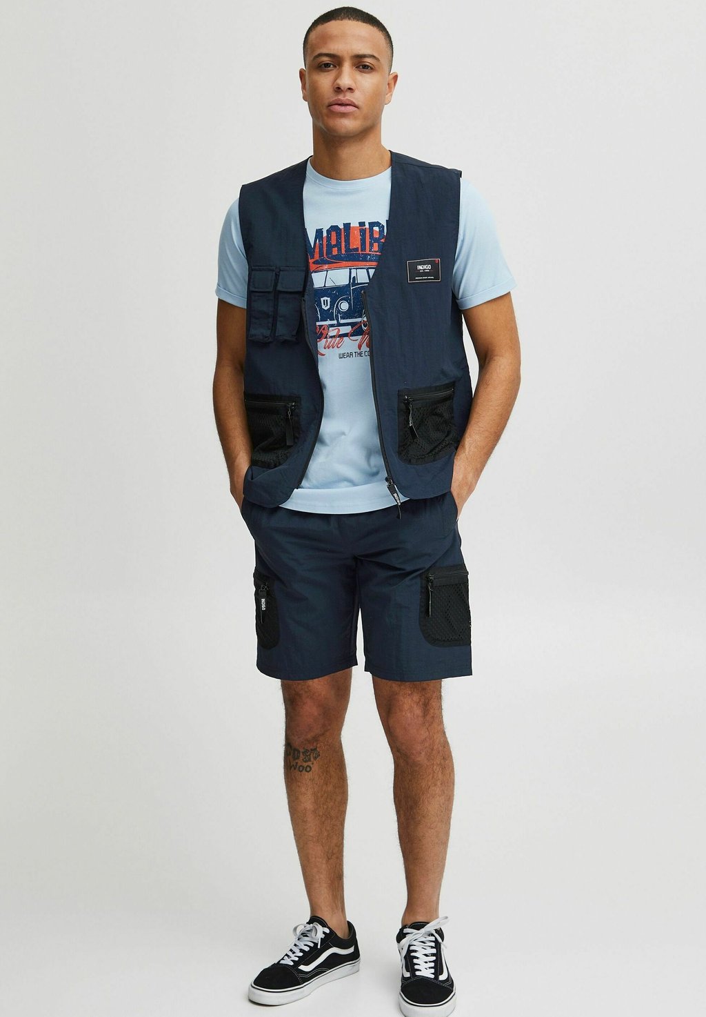 

Жилет IDPIET INDICODE JEANS, темно-синий