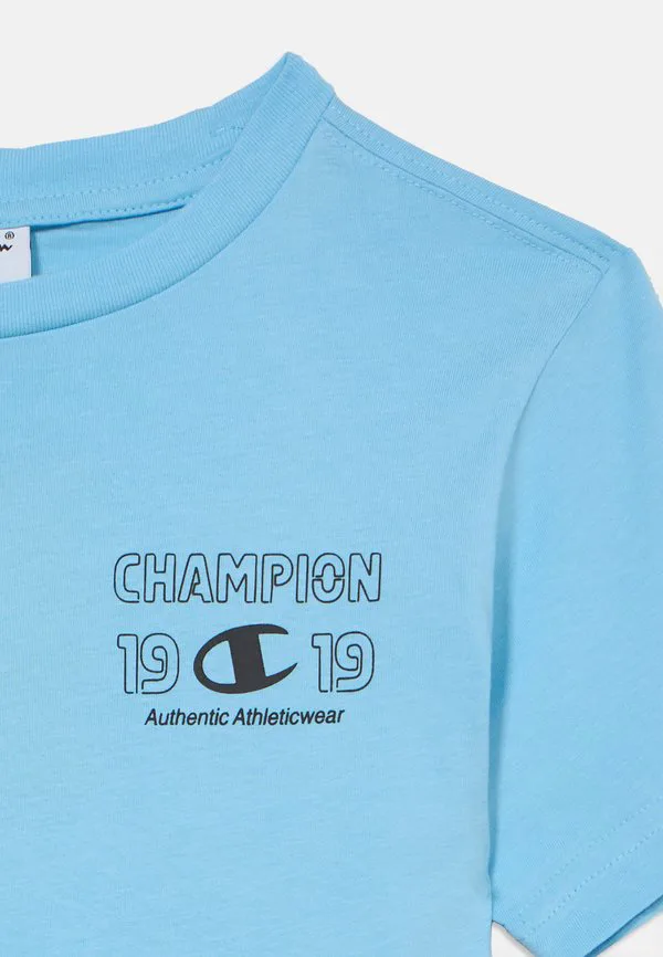 Футболка с графическим принтом (базовая модель) Champion, Blue — фото 4