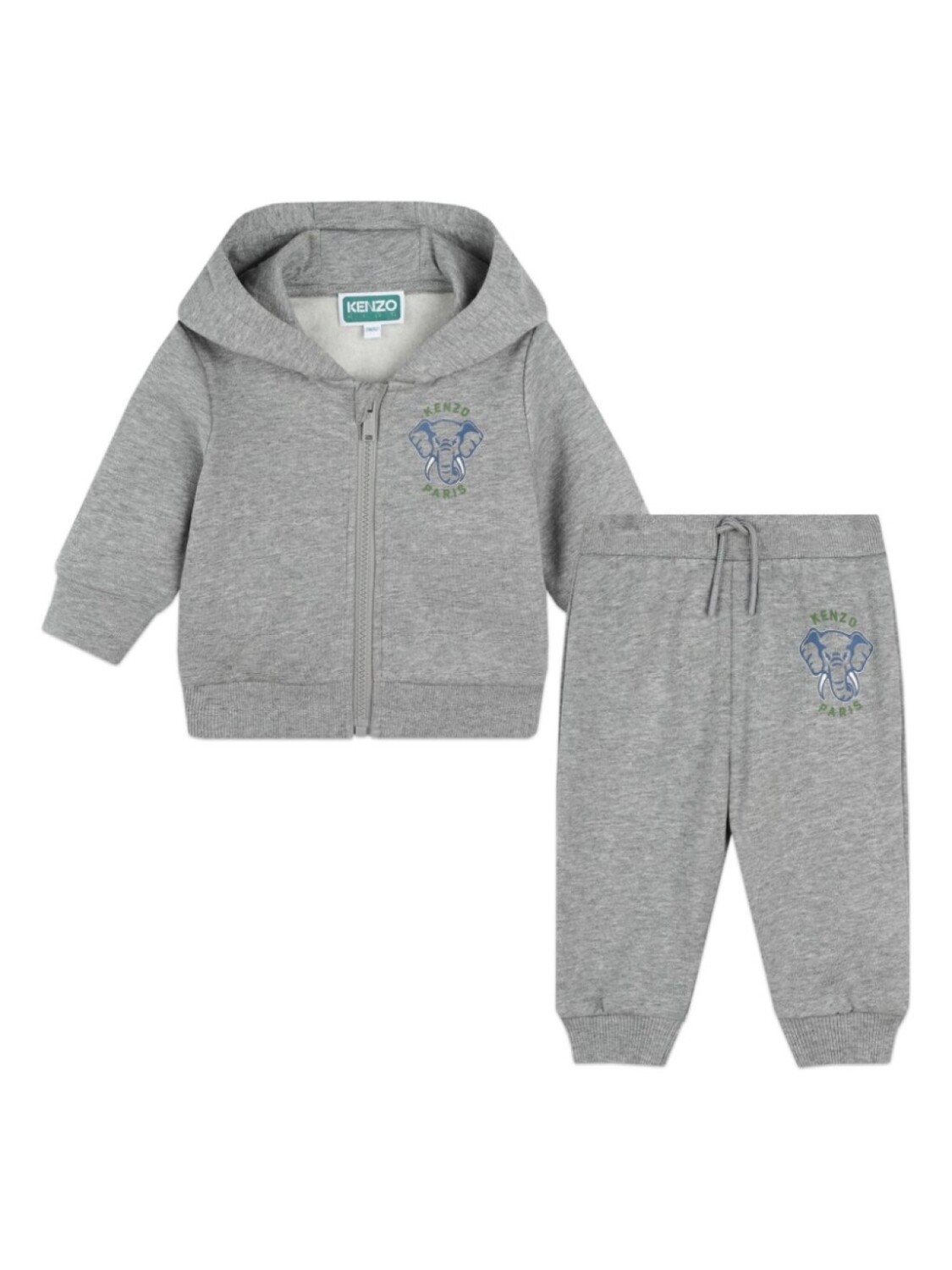 

Kenzo Kids спортивный костюм с логотипом, серый