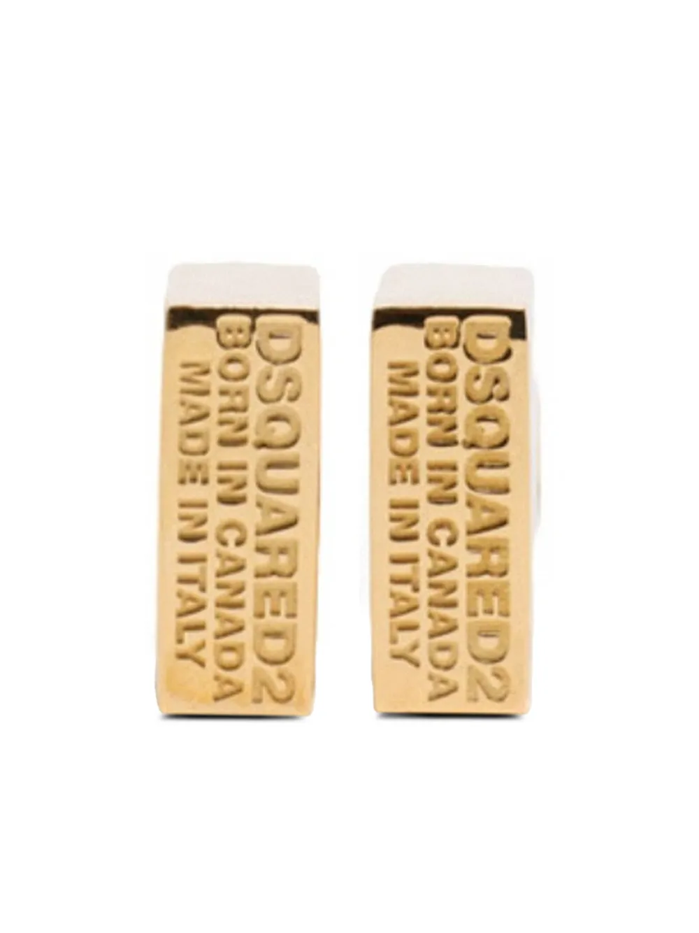 

Серьги геометричной формы Dsquared2, золотой