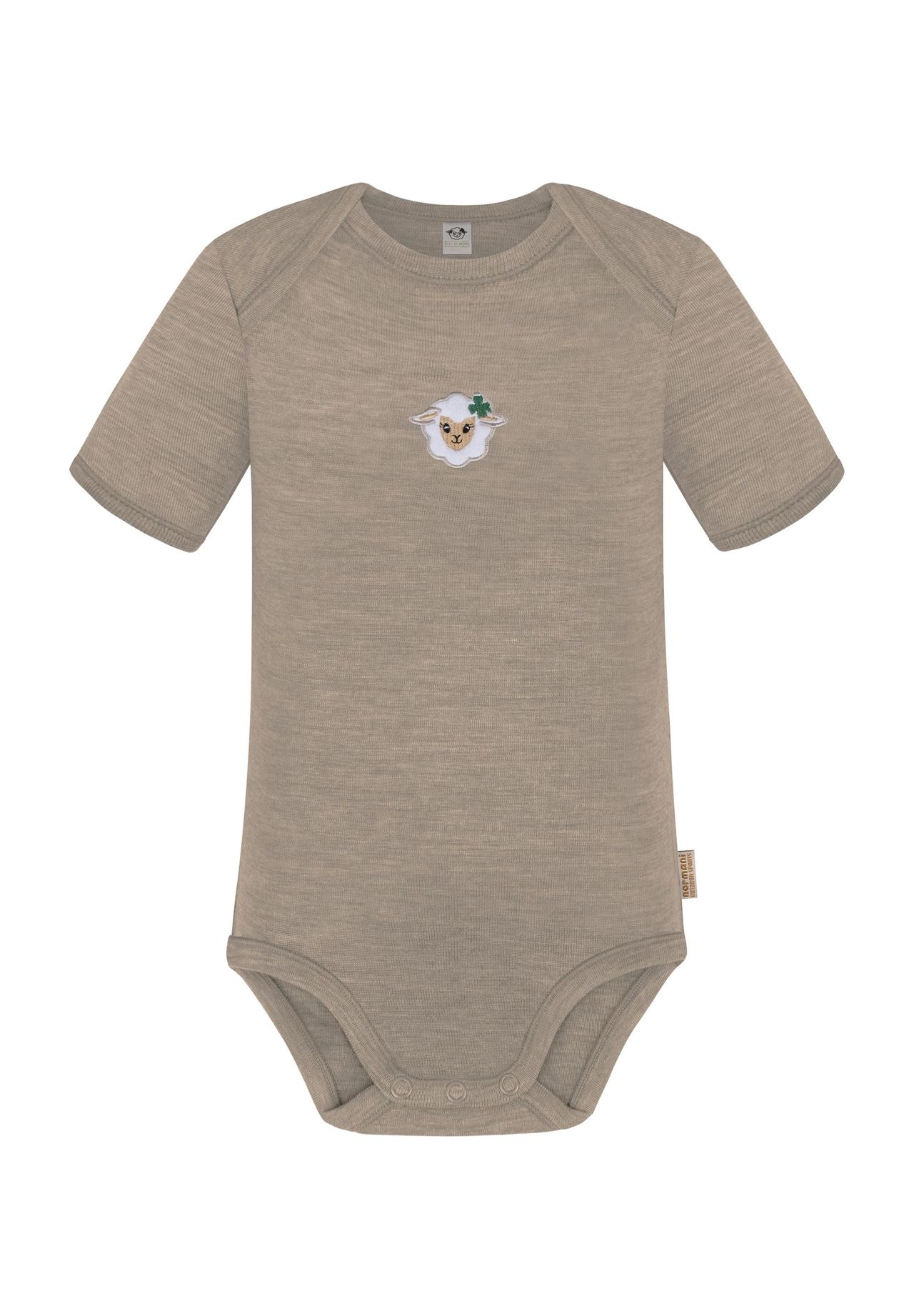 

Боди Baby Merino с короткими рукавами «Тауранга» Normani, бежевый