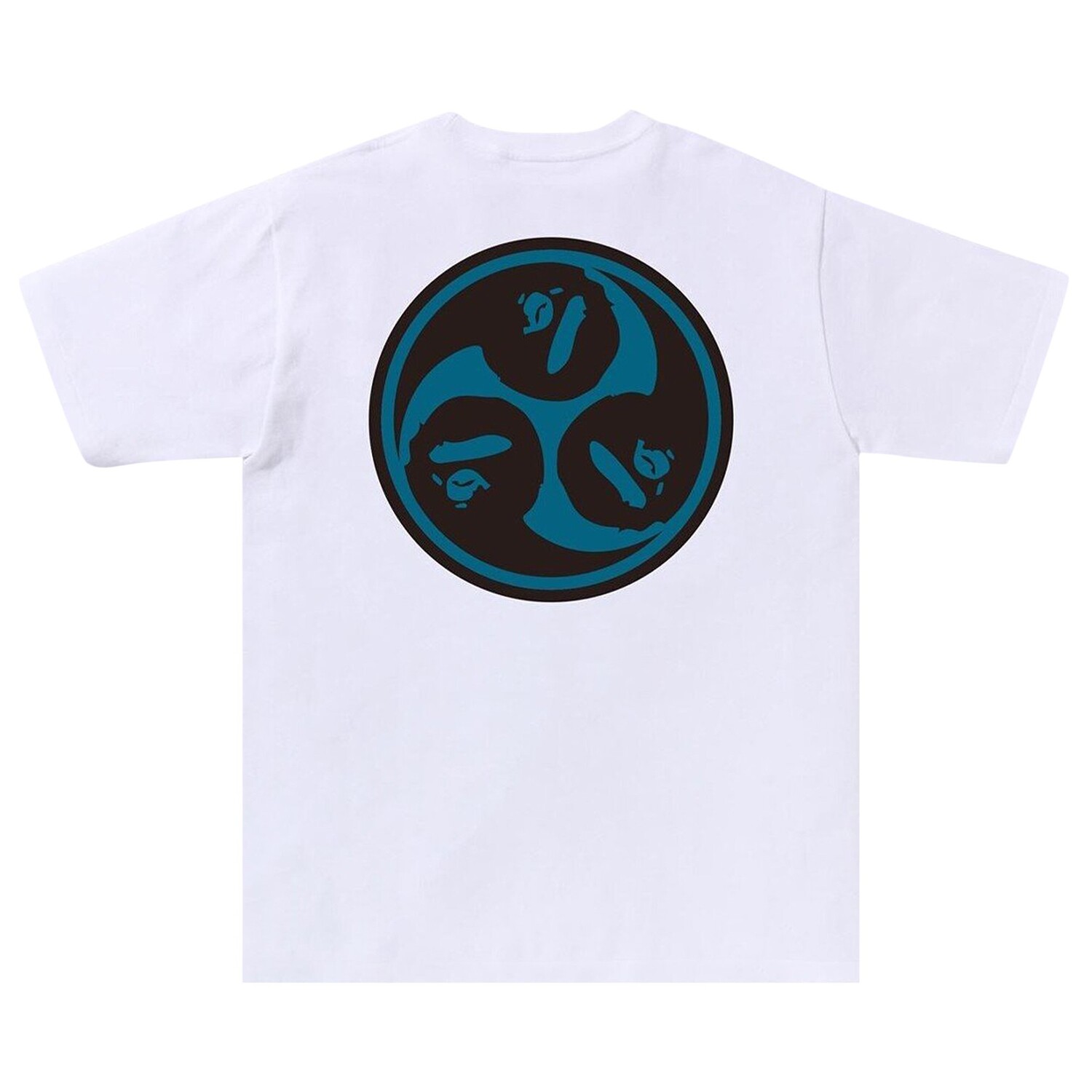 BAPE Japan Culture Mitsudomoe Футболка Белая — фото 2