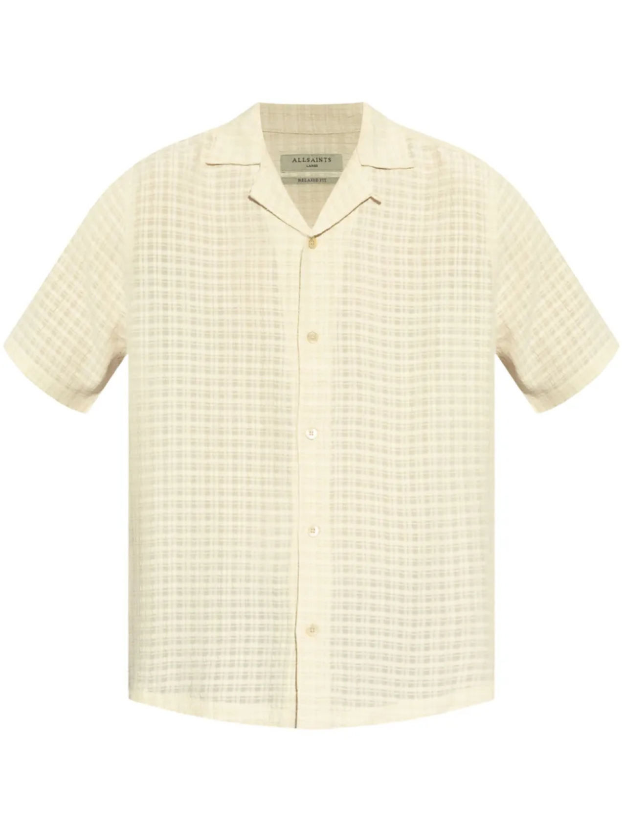 

Рубашка AllSaints Madin, нейтральный