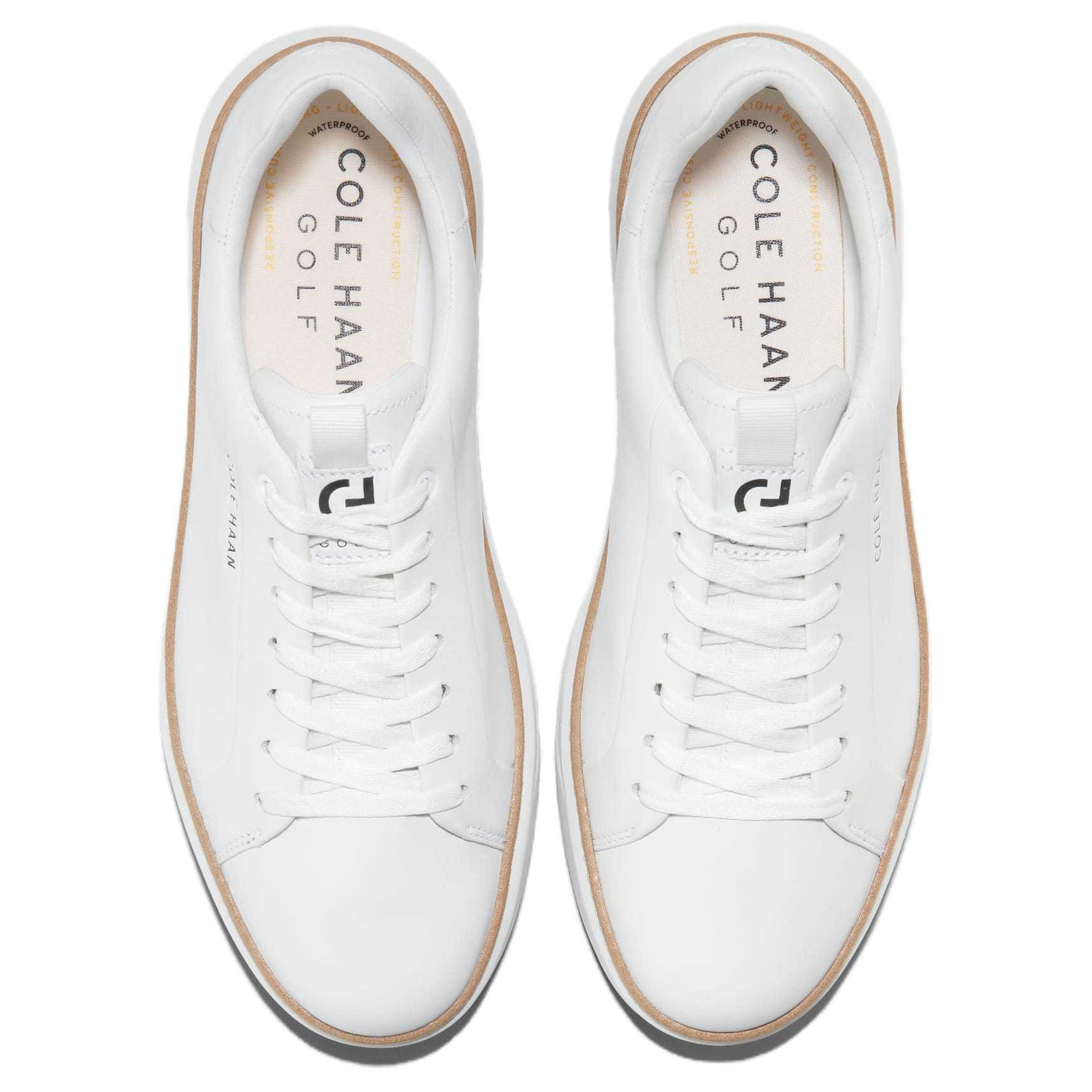COLE HAAN Антискользящие износостойкие низкие скейтерские кроссовки мужские белые Box - White, цвет White (Box) — фото 3