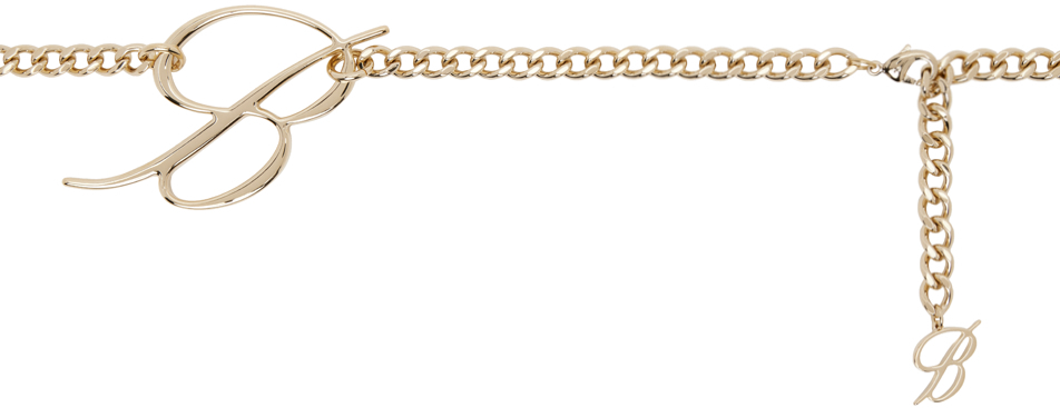 

Ремень с монограммой «B» Blumarine, Gold