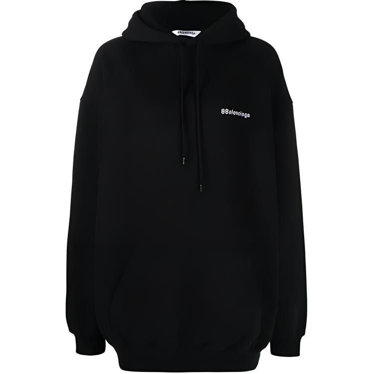 

Худи женская Balenciaga Paris, черный