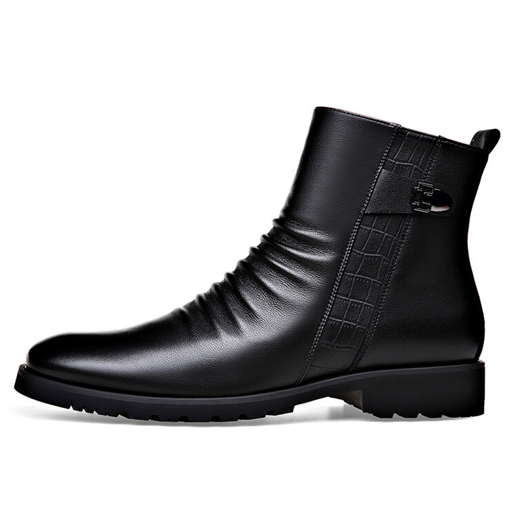 

Ботинки мужские Yedani, цвет Black Fleece-Lined