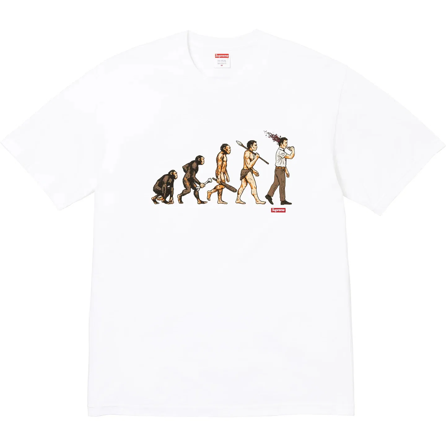 Футболка Evolution Tee Unisex Supreme, Pink Blue/Powder Blue — фото 4