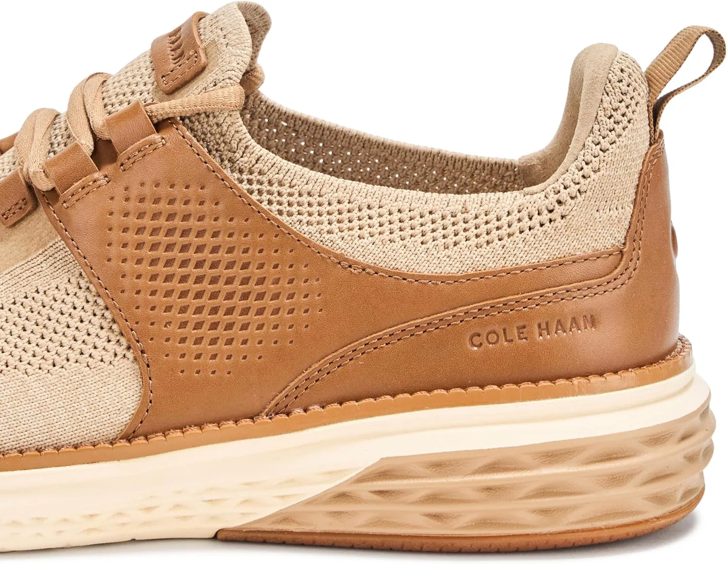 Мужские кроссовки Cole Haan Grand Hurrion, 2-Birch Beige Golden Toffee Ivory — фото 4