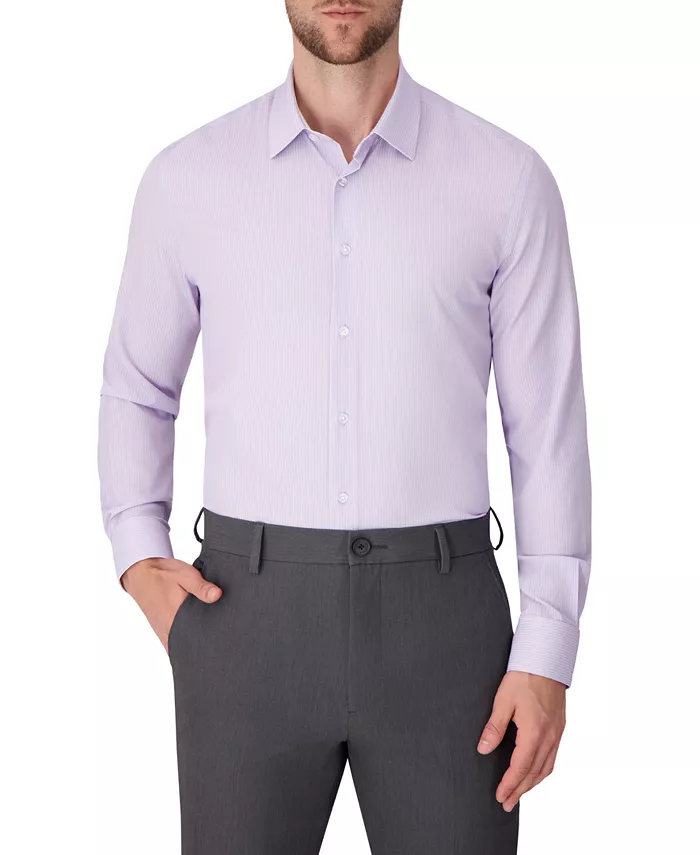 

Мужская рубашка с геометрическим принтом 4-Way Report Collection, фиолетовый