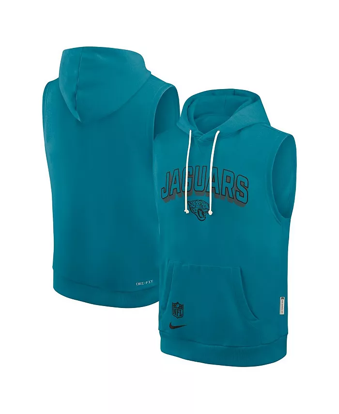 

Мужская бирюзовая безрукавка-худи Jacksonville Jaguars Sideline Performance Nike