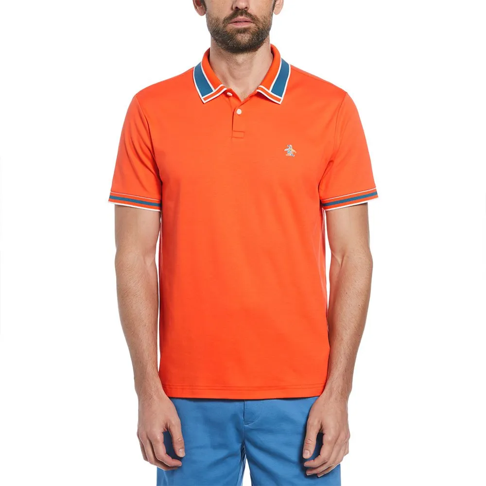 

Поло Original Penguin Organic Novelty Collar, оранжевый