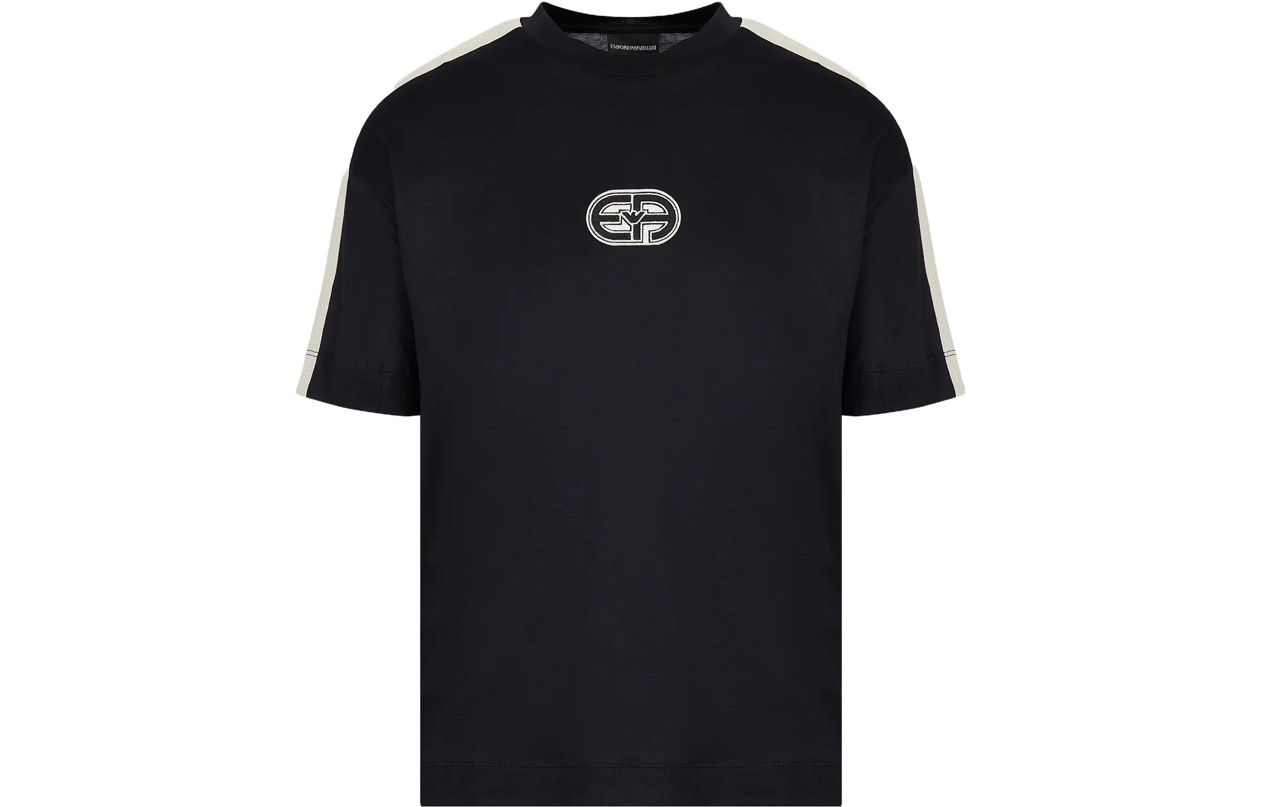 

EMPORIO ARMANI Футболка мужская черная, Черный, EMPORIO ARMANI Футболка мужская черная