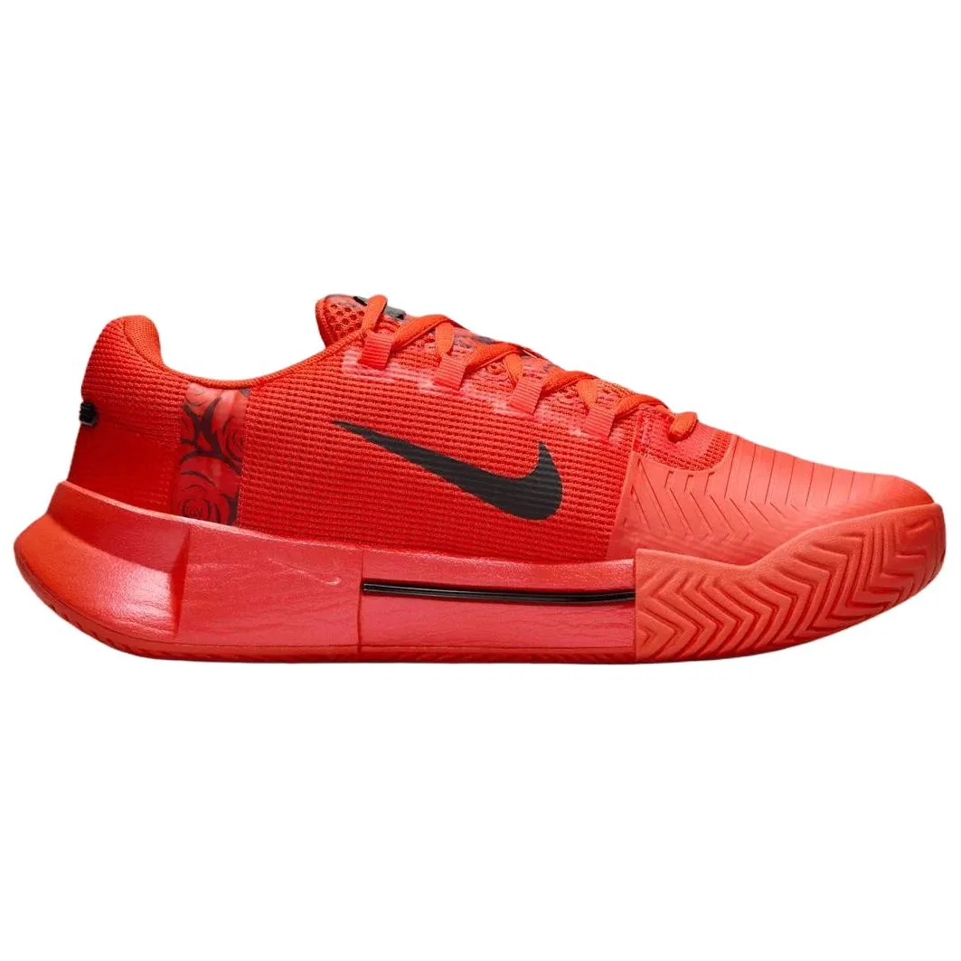 Кроссовки для тенниса Nike GP Challenge 1 красно-черные — фото 2