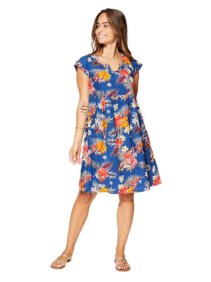 

Длинное платье Aller Simplement, цвет blau/orange