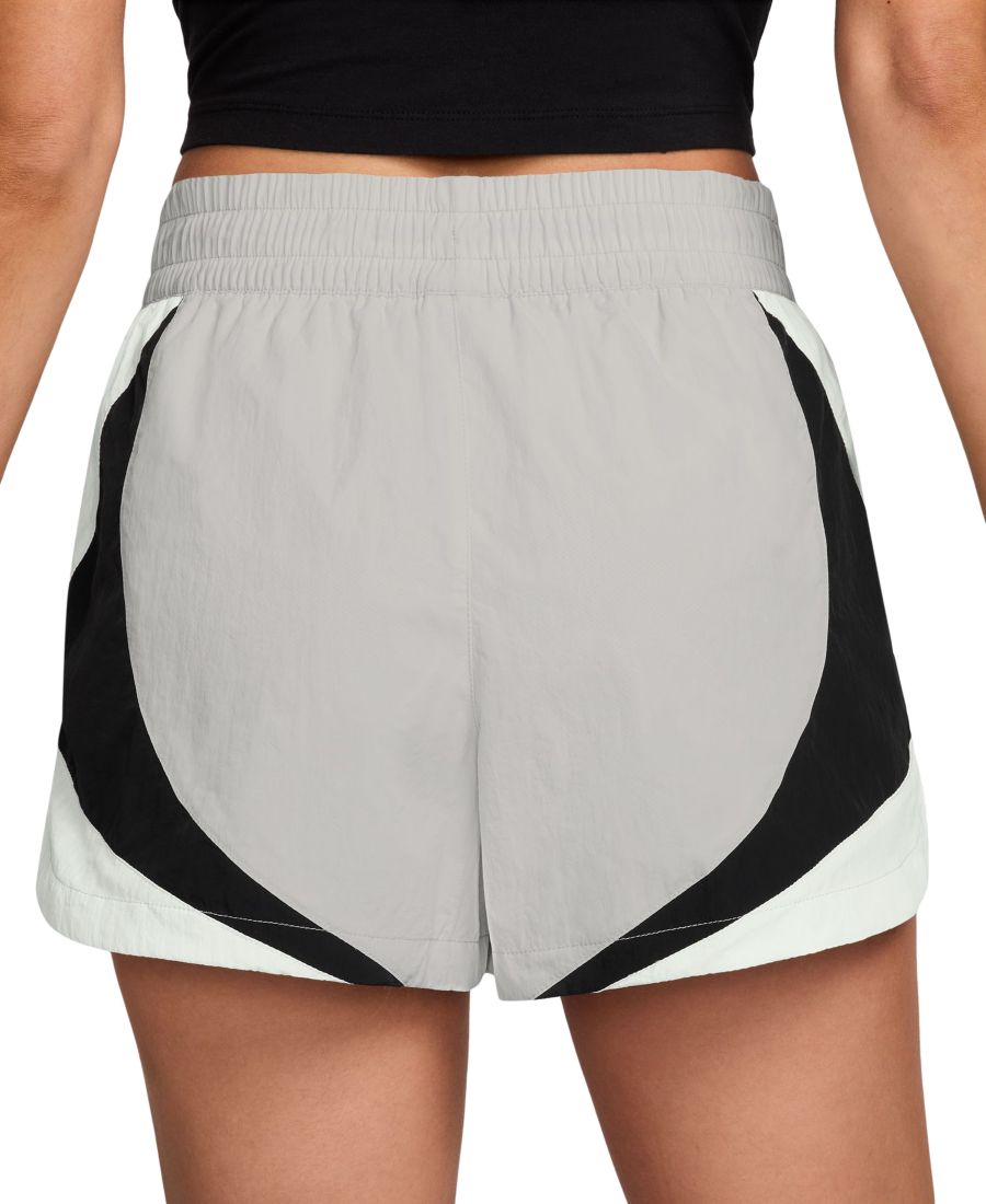 Спортивные шорты женские спортивные Sportswear с цветными блоками, ширина 3 дюйма Nike, Vast Grey/summit White/black/black — фото 2
