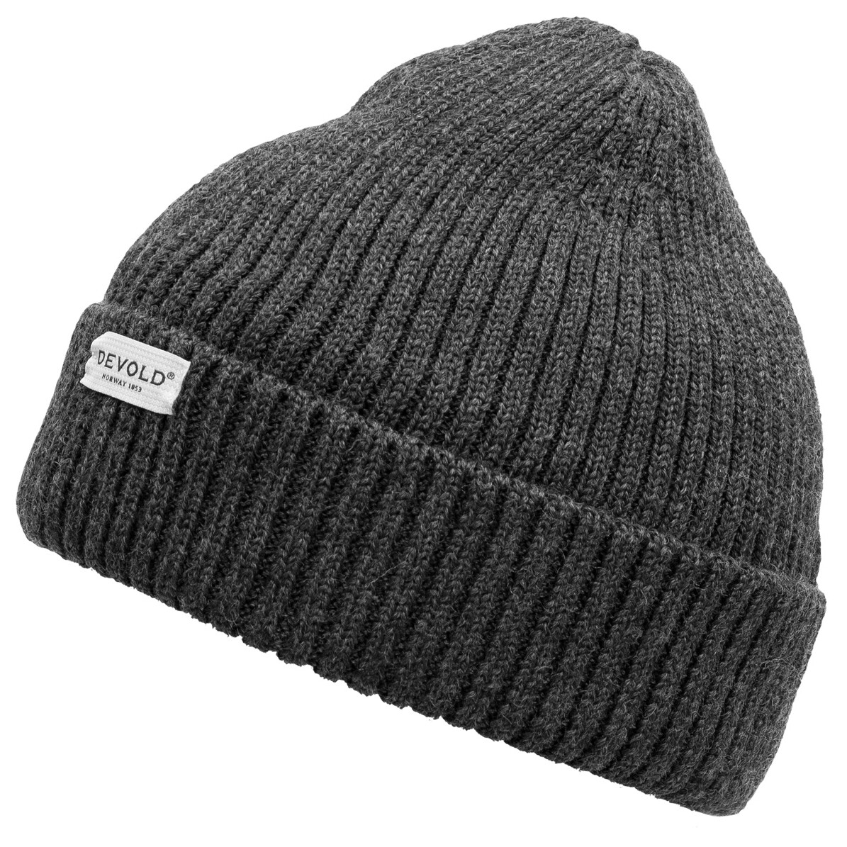 

Шапка Devold Skolma Beanie, антрацит