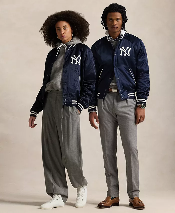 

Унисекс-куртка Yankees из сатина Polo Ralph Lauren, синий