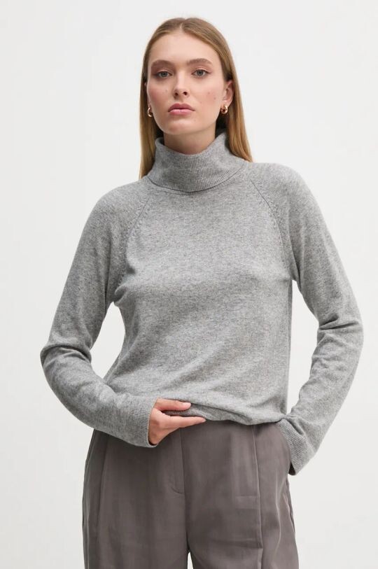 

Свитер из смесовой шерсти United Colors of Benetton, серый