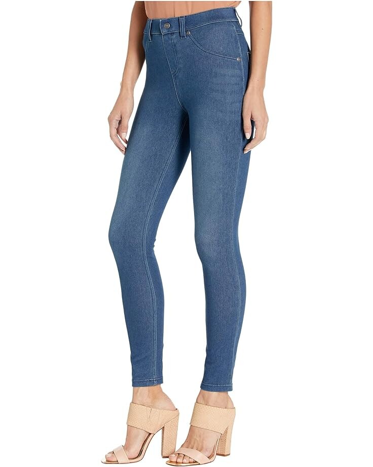 

Джинсы HUE High-Waist Ultra Soft Denim Leggings, цвет Steely Blue Wash