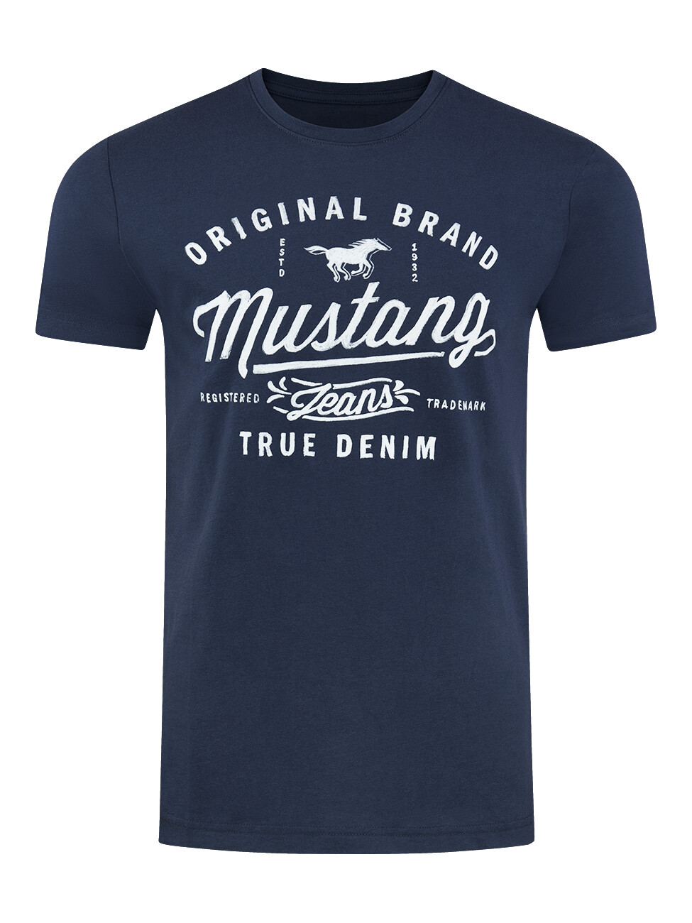 

Футболка Mustang Basic Print, синий