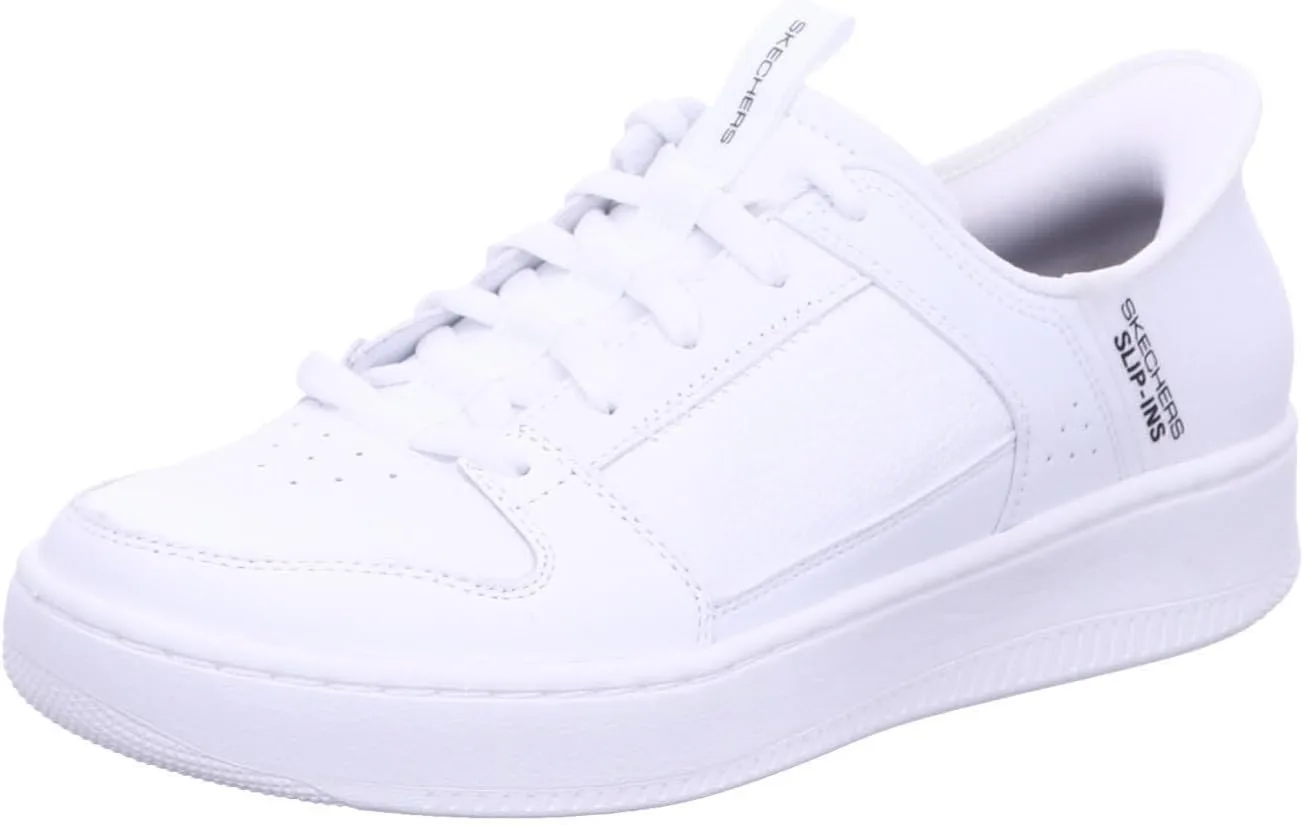 Мужские спортивные кроссовки Skechers Sport Court 92-Distown Hands Free Slip-ins, белый