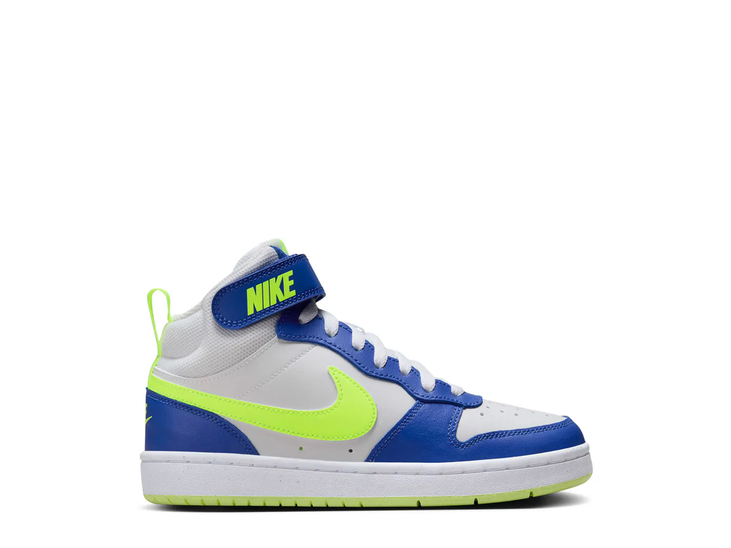 

Кроссовки Court Borough Mid 2 Sneaker Nike, белый/зеленый/синий