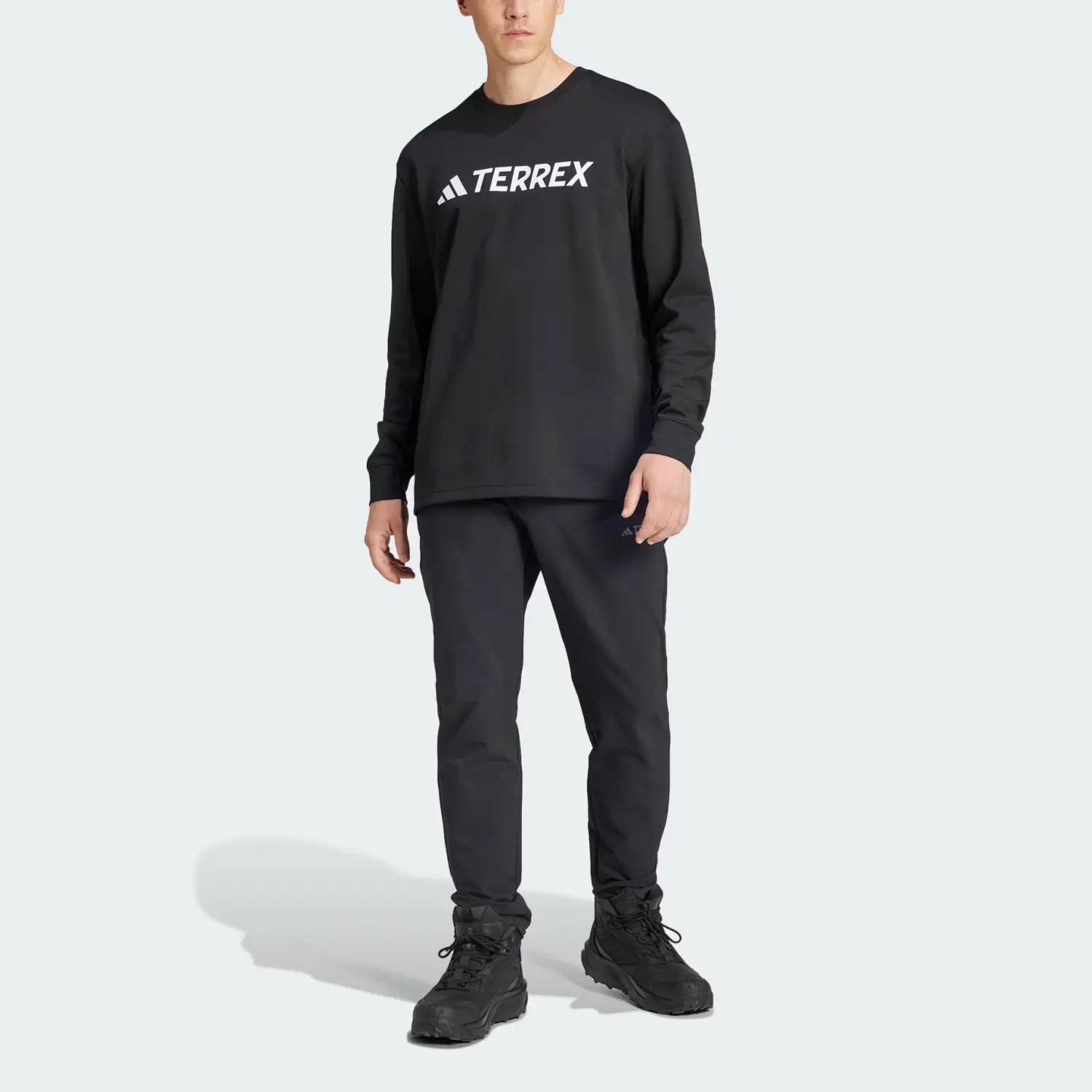 

Повседневные брюки Terrex мужские черные Adidas, черный