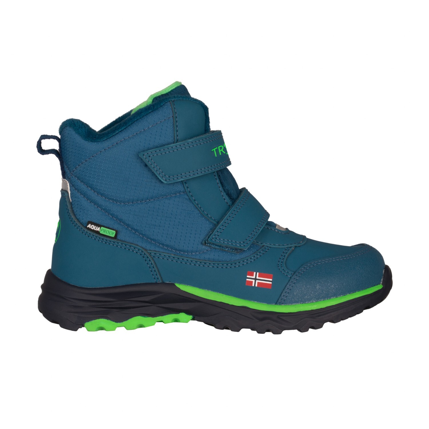 

Зимняя обувь Trollkids Hafjell Winter Boots, цвет Dark Marine/Fresh Green