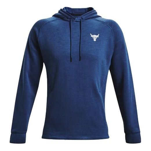 

Толстовка Men's Under Armour Project Rock Charged Cotton Fleece Breathable Sports Blue, синий
