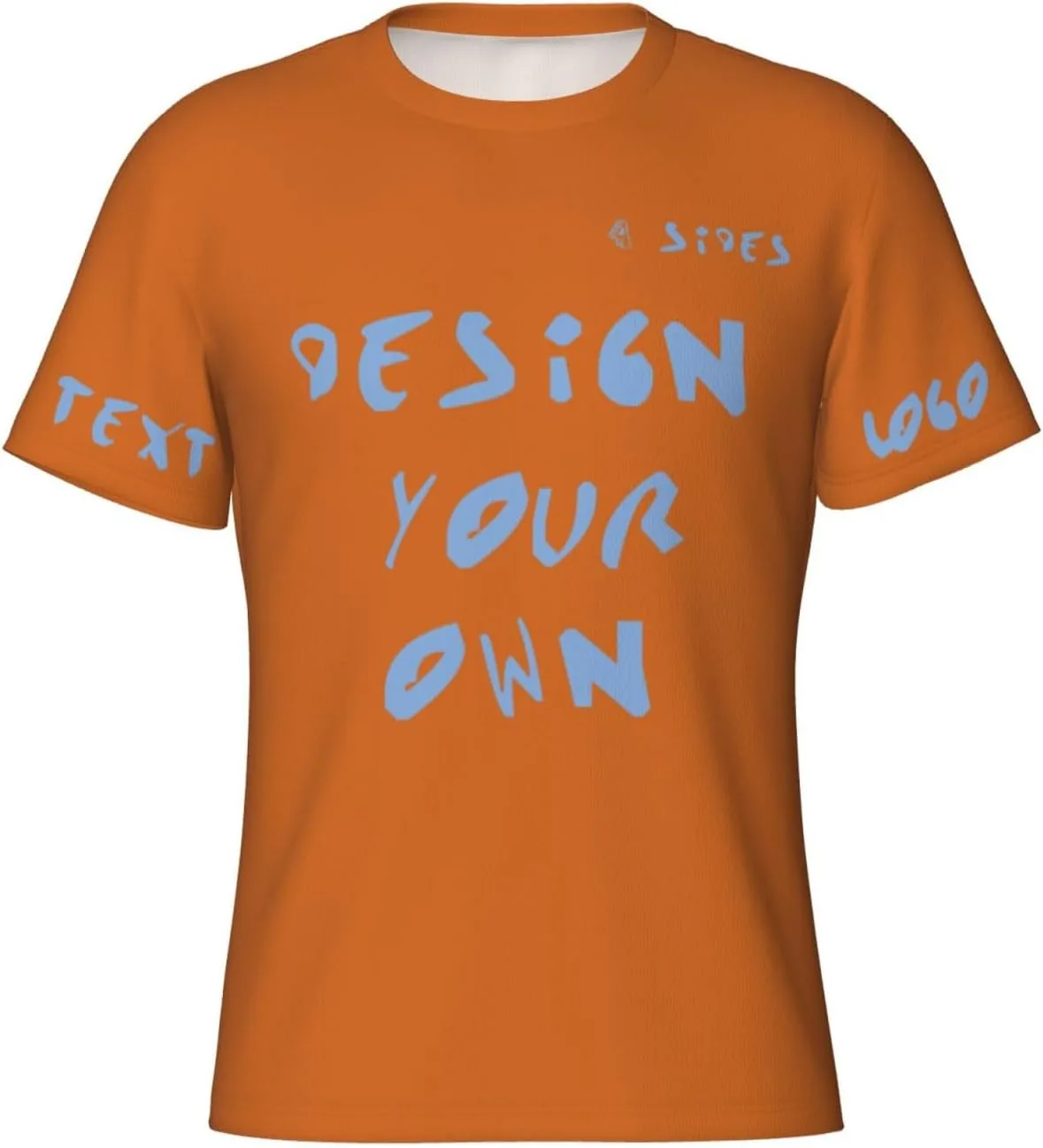 

Футболка Custom с принтом на 4 сторонах