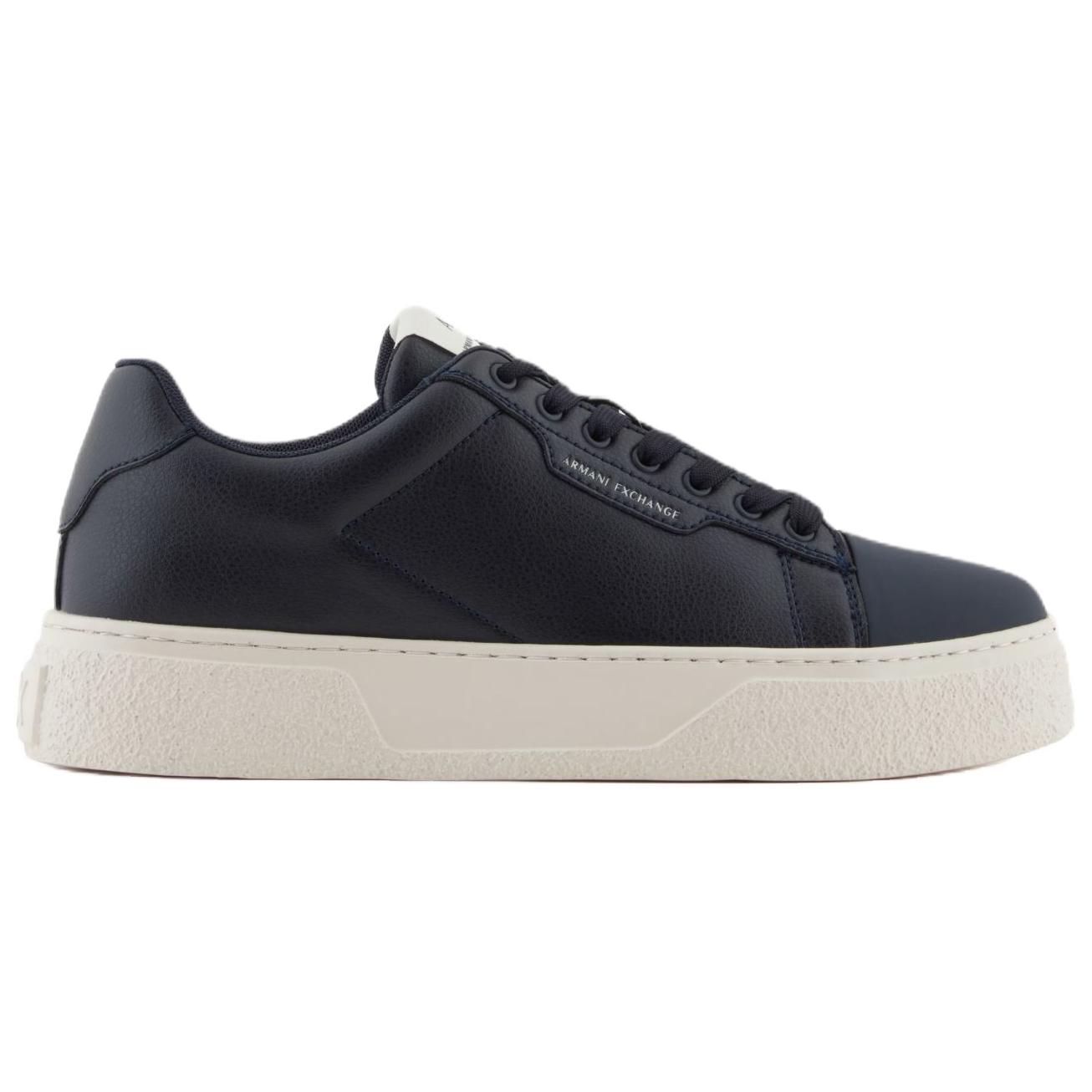 ARMANI EXCHANGE Низкие кроссовки AE для скейтбординга мужские marine blue — фото 3
