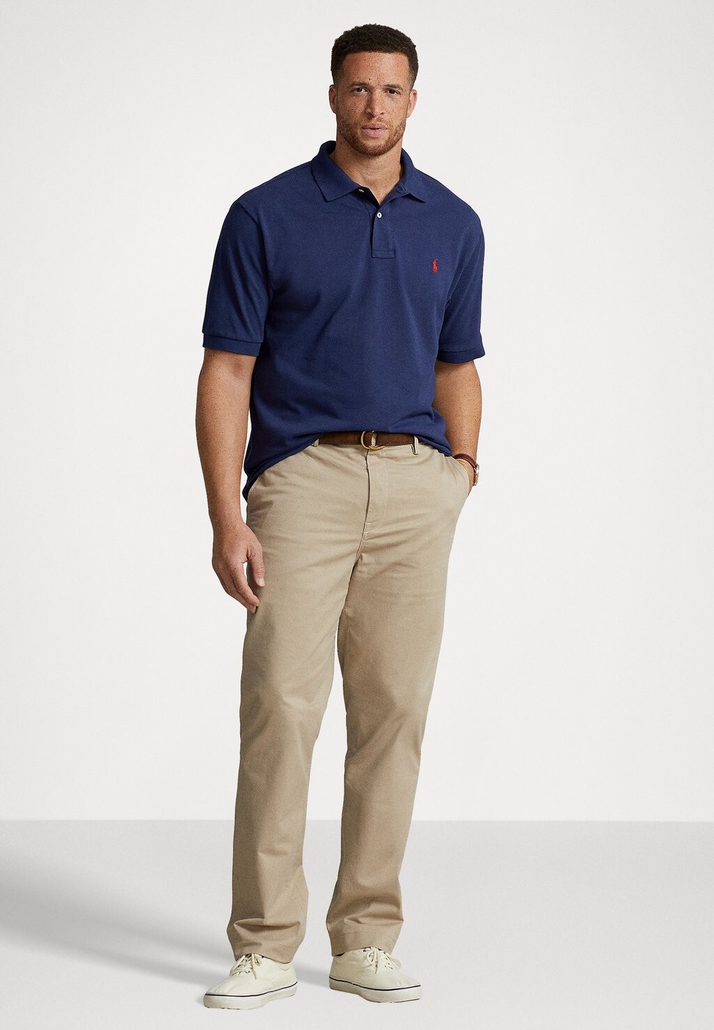 Рубашка-поло CLASSIC FIT Polo Ralph Lauren Big & Tall, темно-синий Ньюпорт — фото 2