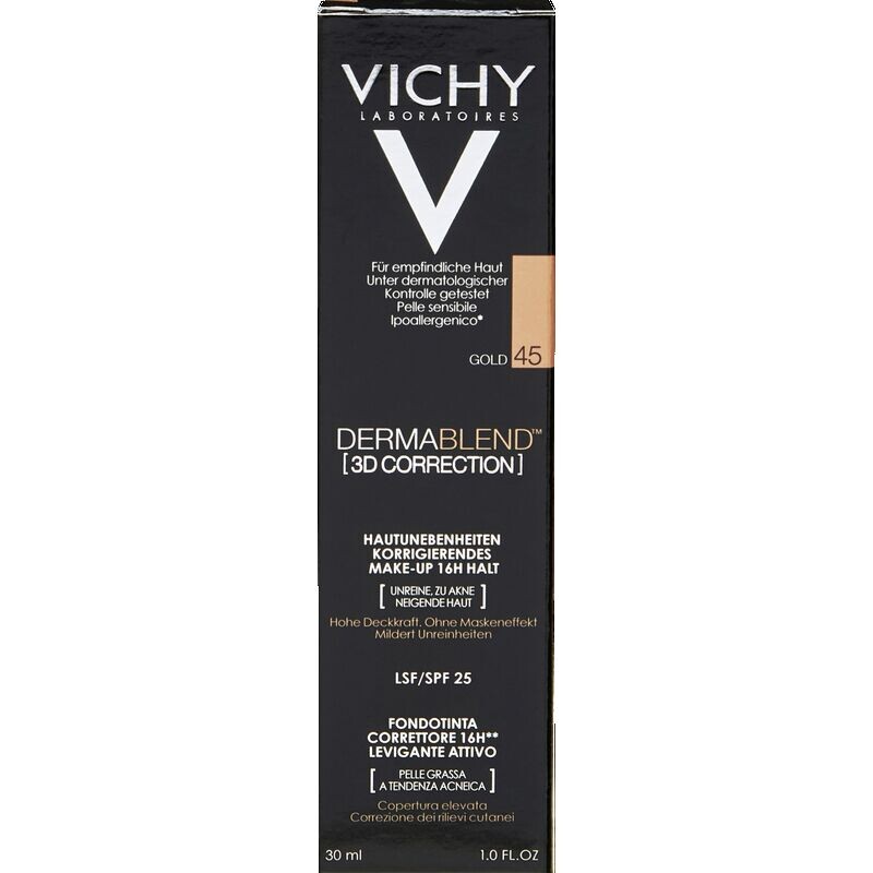 

ДЕРМАБЛЕНД 3D макияж 45 золото VICHY, 30 ml