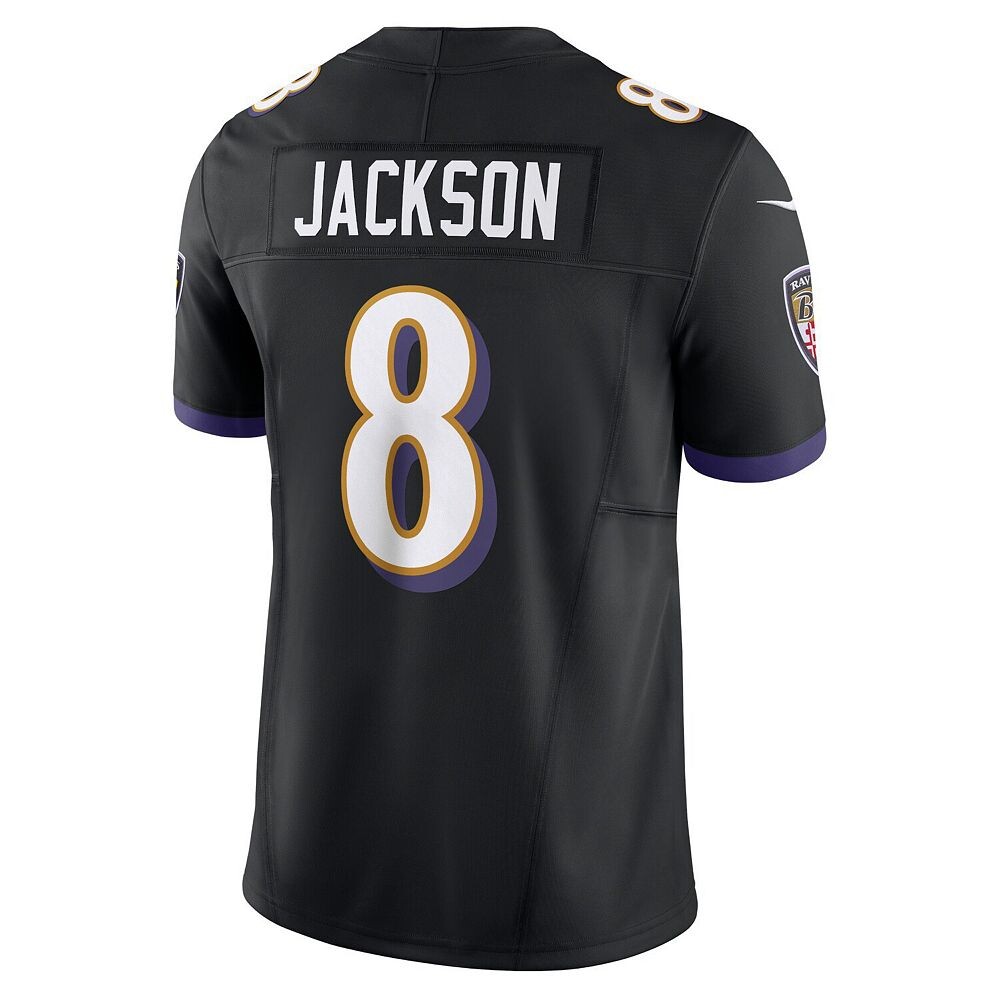 Мужские кроссовки Nike Lamar Jackson Black Baltimore Ravens Vapor F. Ограниченный Джерси, цвет Rav Black — фото 4