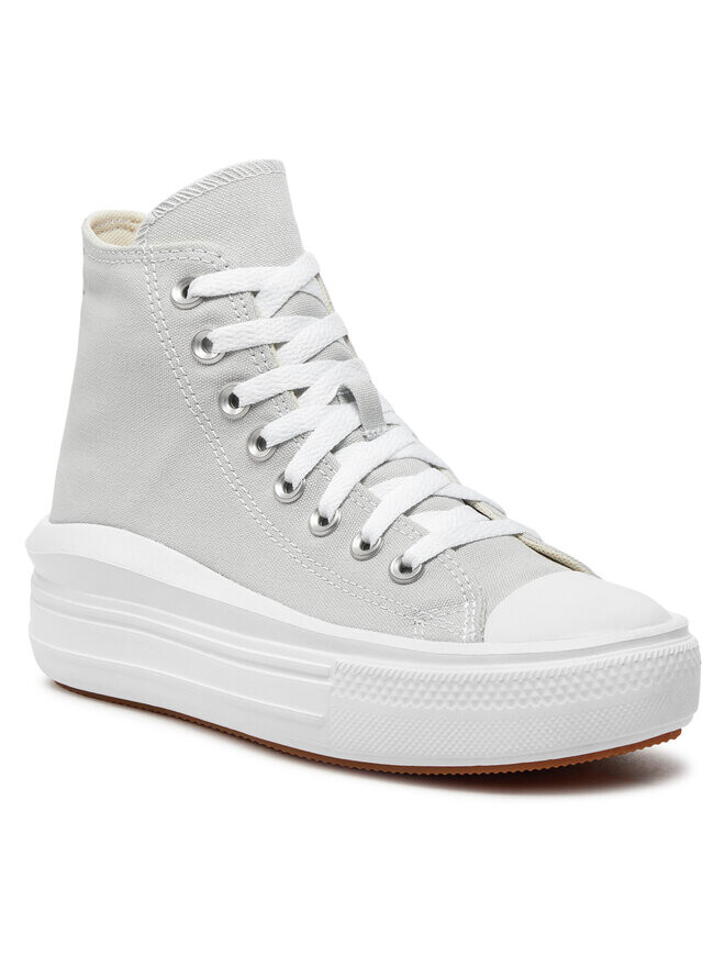 Кеды Converse Chuck Taylor All Star Move, серый — фото 2