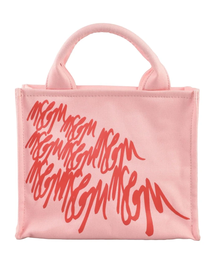 

Хлопковая сумка через плечо Msgm, розовый