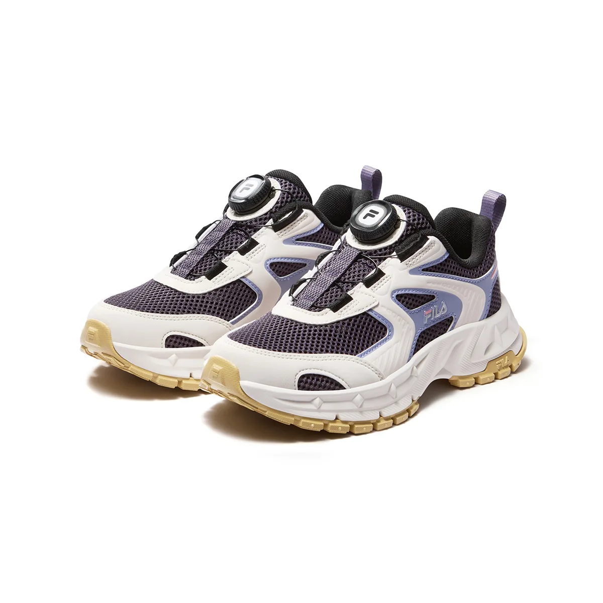 FILA KIDS Performance FPF детские уличные ботинки Dark Purple/Parchment Paper Powder Kids' — фото 4