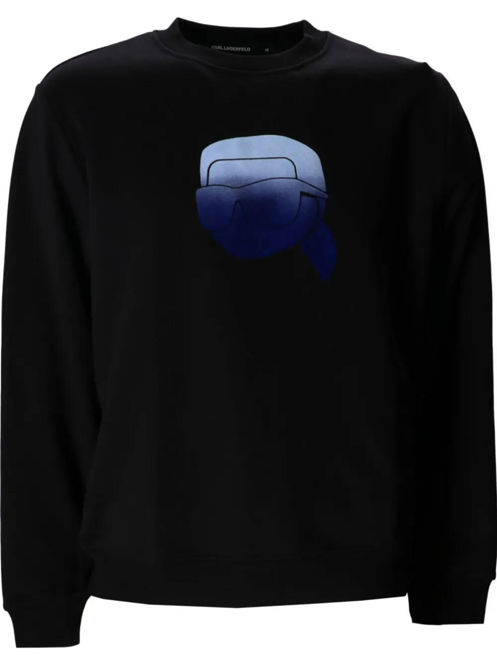 

Толстовка из смесового хлопка KARL LAGERFELD, черный