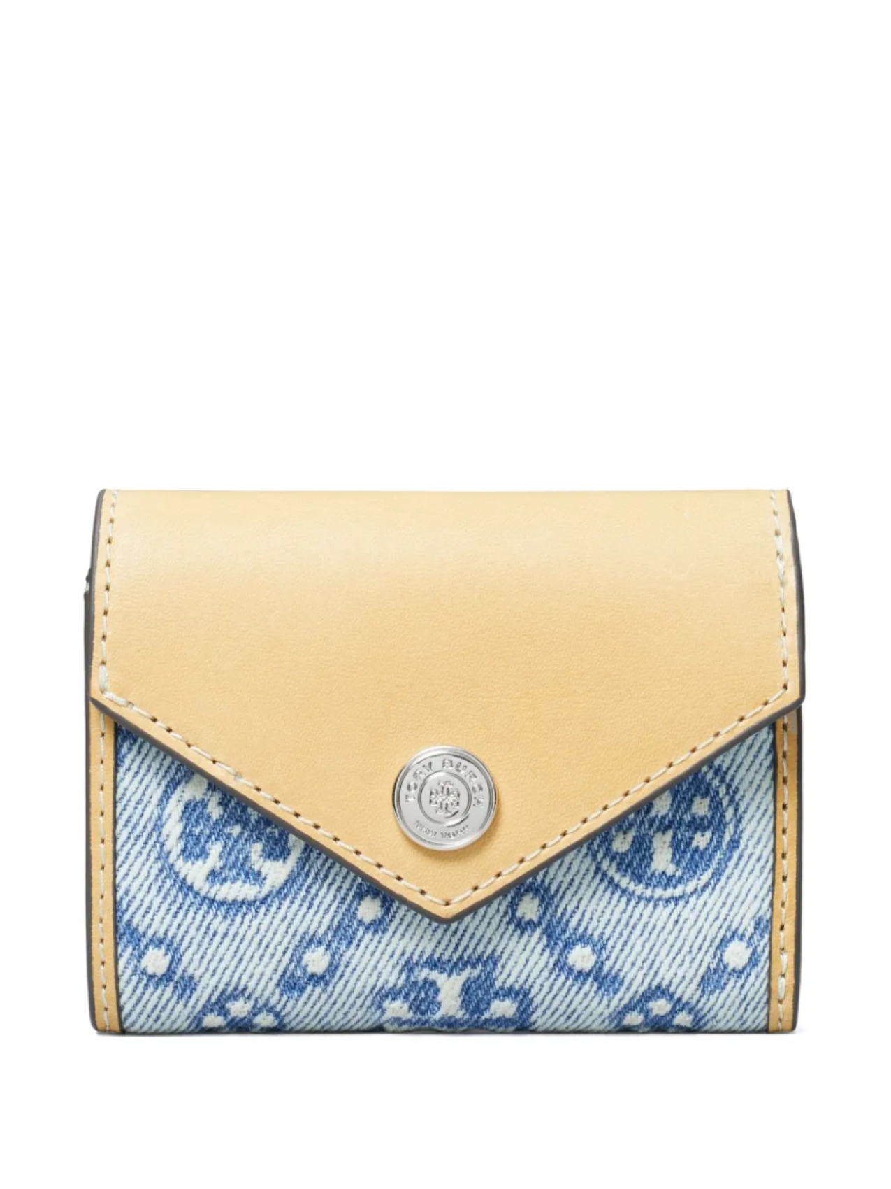 

Кошелек с монограммой Tory Burch, синий