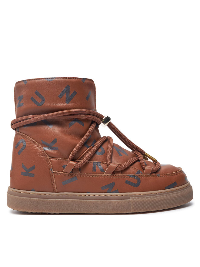 

Зимние ботинки Inuikii Full Leather Print 65202-088, коричневый