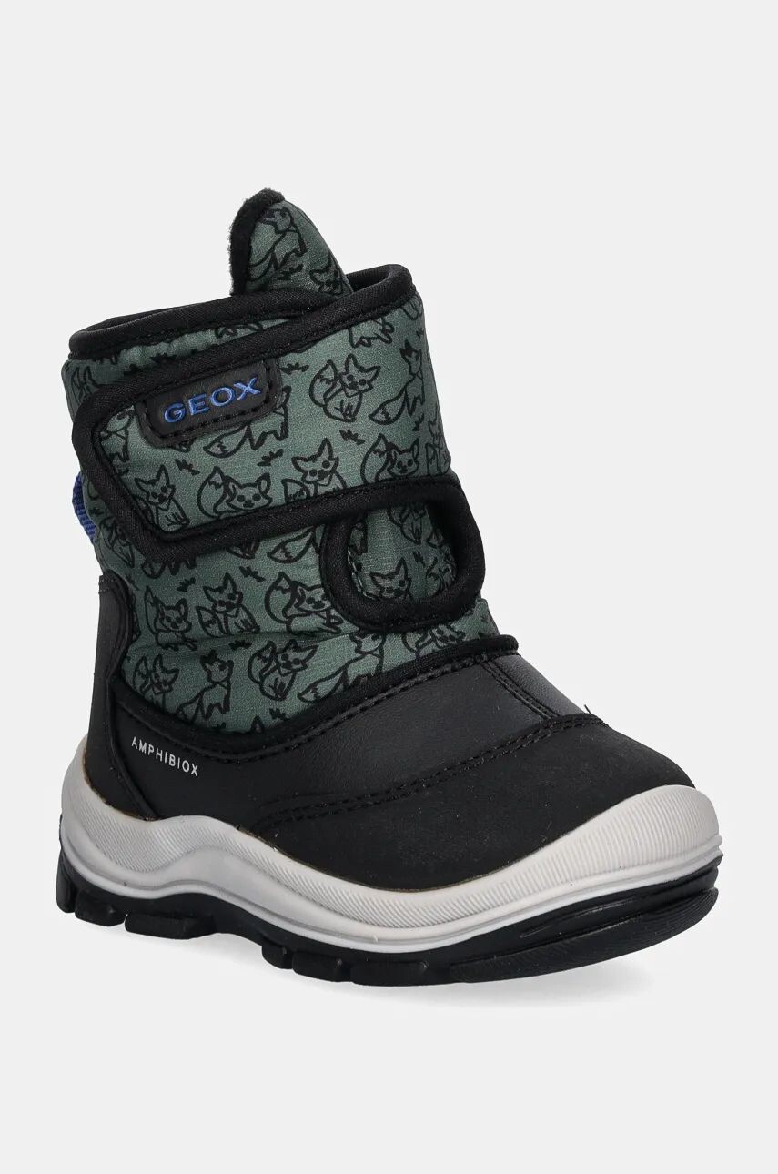 

Детские зимние ботинки Geox FLANFIL ABX, зеленый